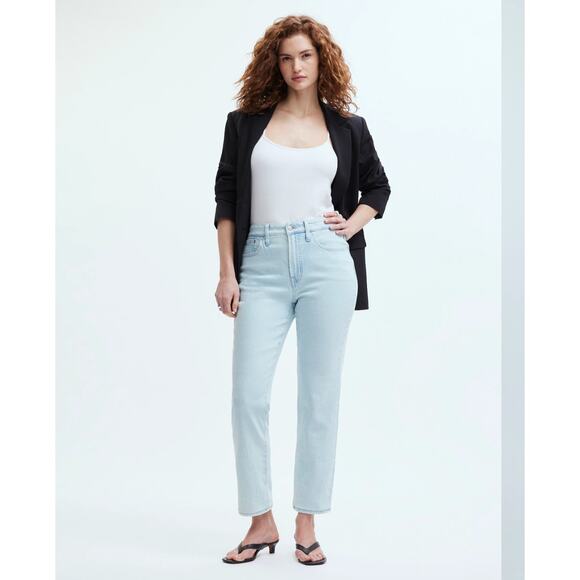 Madewell Denim - NWT Madewell The Curvy Perfect Vintage Jeans Size 33 HighRise Straight Leg Denim